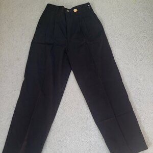 Boys black cotton trouser size 12